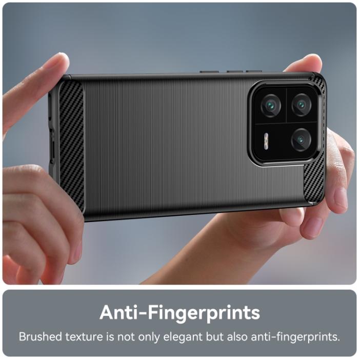 Bild 5, Xiaomi 13 Pro 5G Skal Borstad Stål Textur Svart