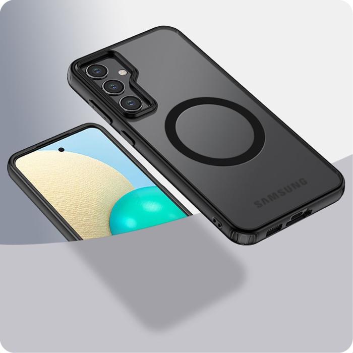 Bild 4, Tech-Protect Galaxy A35 5G Skal MagSafe MagMat Matt Svart