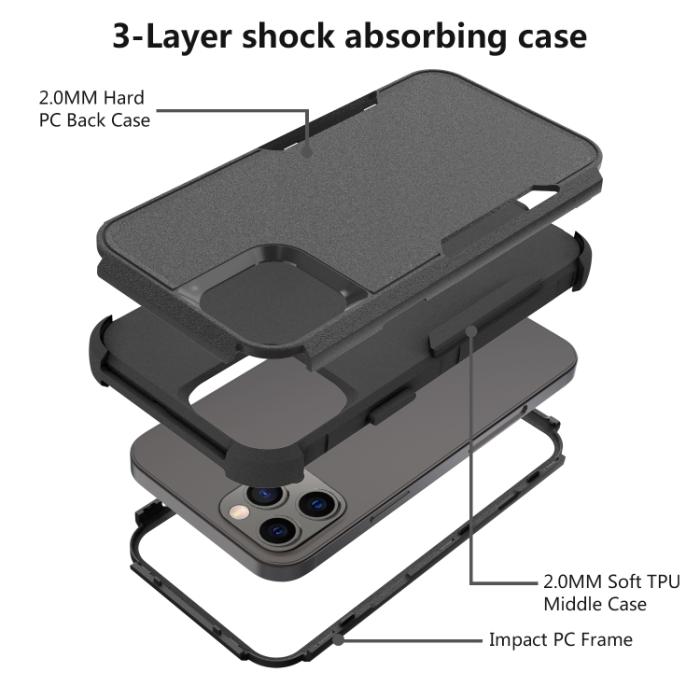 Bild 5, iPhone 14 Pro Max Skal Shockproof Hybrid Svart