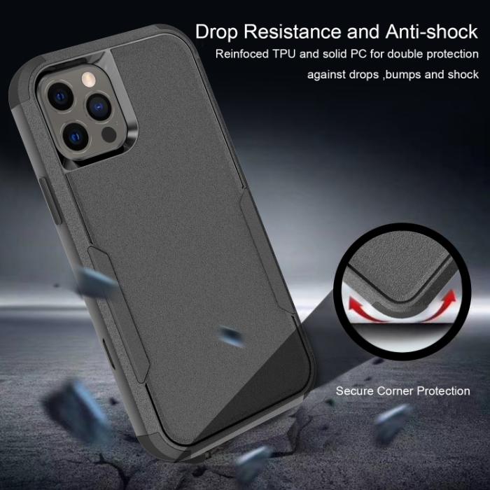 Bild 6, iPhone 14 Pro Max Skal Shockproof Hybrid Svart