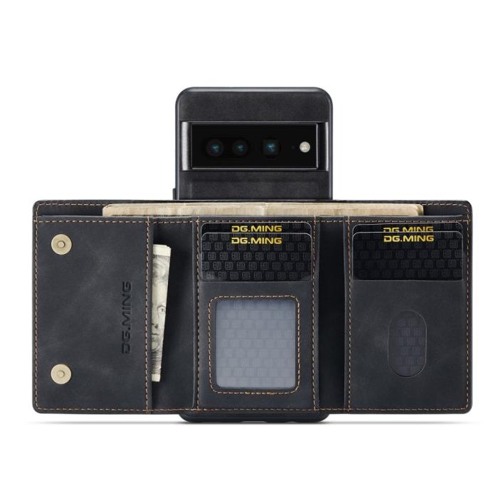 Bild 4, DG.MING Google Pixel 7 Pro Skal 2in1 Magnetisk Avtagbart Kortfack