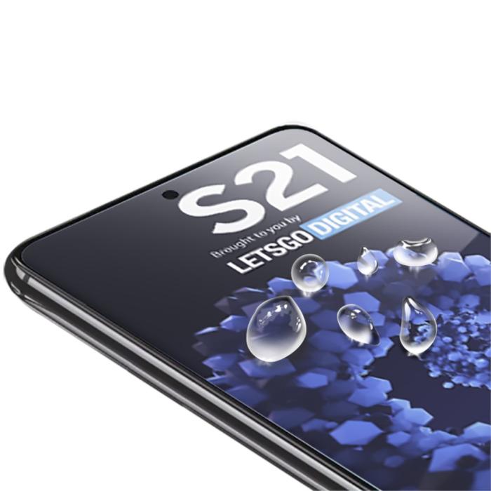 Bild 3, Samsung Galaxy S21 - AMORUS Heltäckande Skärmskydd I Härdat Glas