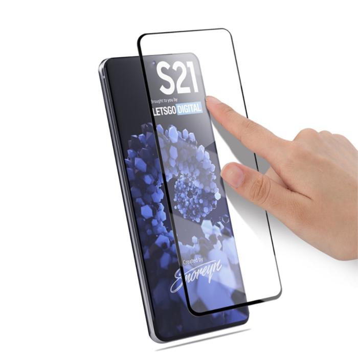 Bild 5, Samsung Galaxy S21 - AMORUS Heltäckande Skärmskydd I Härdat Glas