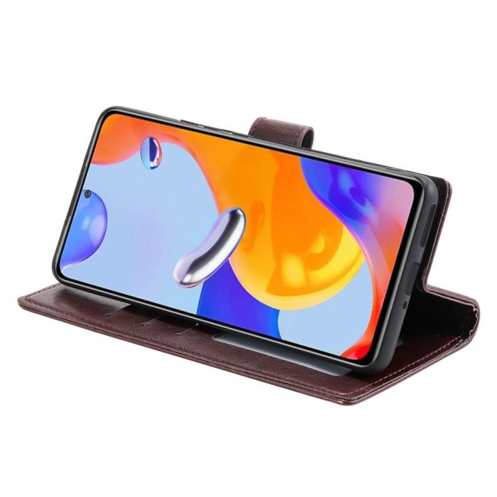 Bild 5, Xiaomi Redmi Note 11 Pro 5G Fodral Mandala Läder Brun
