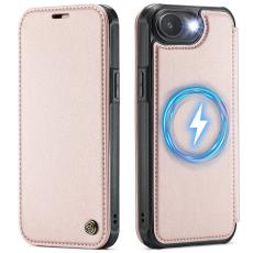 CASEME iPhone 16e/17e Skal RFID Pl&aring;nbok Ros&eacute;guld