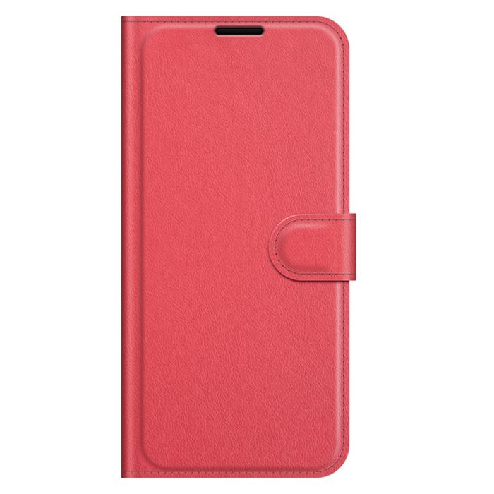 Bild 2, Samsung Galaxy A03s Fodral Litchi Läder Röd