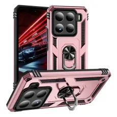 Xiaomi 15 Skal Shockproof Hybrid Ring Ros&eacute;guld