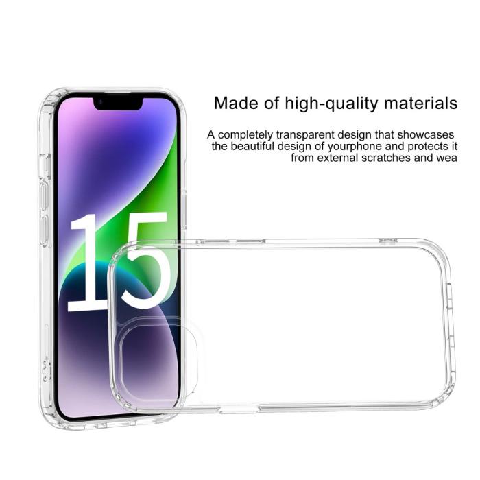 Bild 3, LEEU DESIGN iPhone 15 Skal Akryl/TPU Transparent