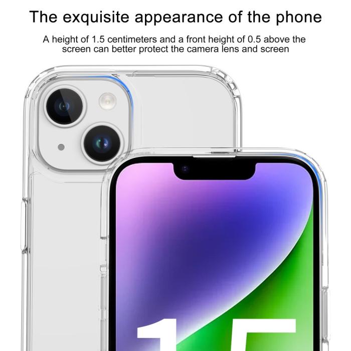 Bild 6, LEEU DESIGN iPhone 15 Skal Akryl/TPU Transparent