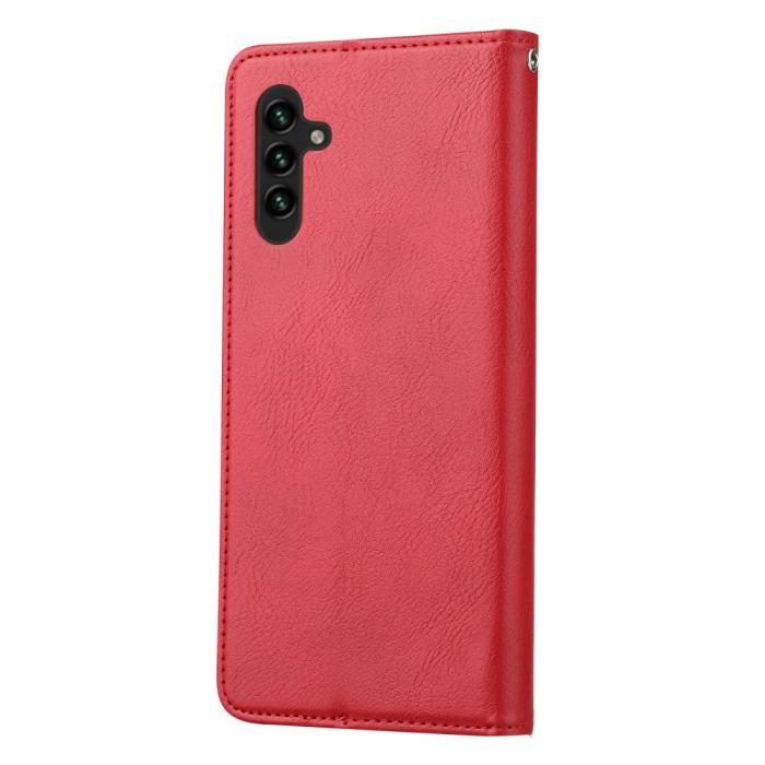 Bild 6, Samsung Galaxy S25 Fodral Flip Läder Med Kortficka Röd