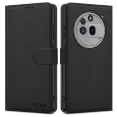 Tech-Protect Nothing Phone 3a Pro Fodral L&auml;der Svart