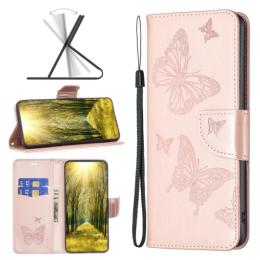 Nokia G11 / G21 Fodral Tryck Butterfly Roséguld