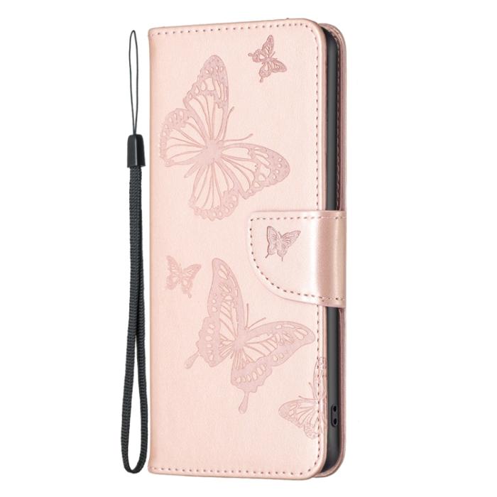 Bild 2, Nokia G11 / G21 Fodral Tryck Butterfly Roséguld