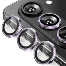 ENKAY Galaxy Z Fold 6 Linsskydd Härdat Glas Lila