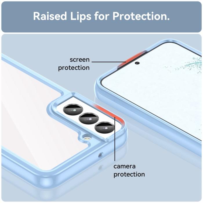 Bild 6, Samsung Galaxy S23 Skal Akryl/TPU Blå