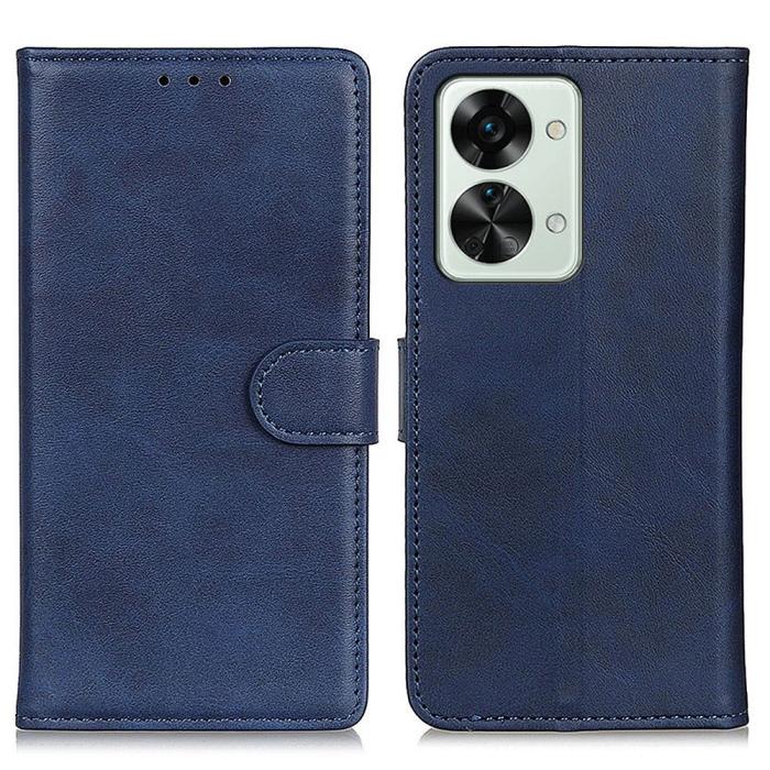 Bild 1, OnePlus Nord 2T 5G Fodral Läder Blå