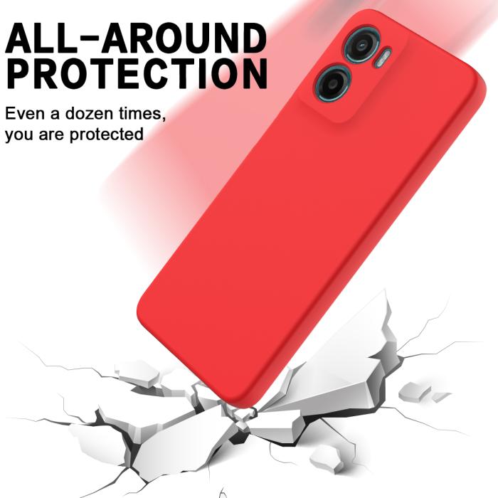 Bild 5, Motorola Moto G06 Power Skal Liquid Silikon Röd