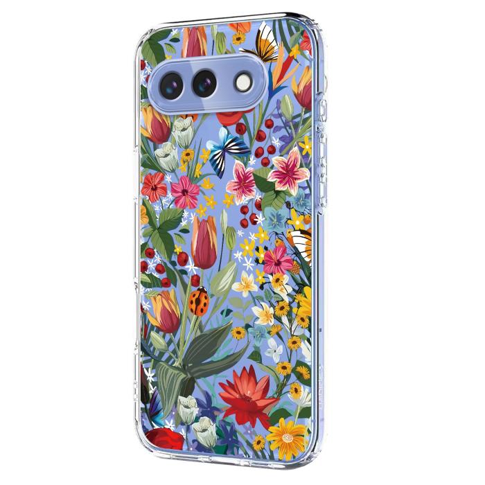 Bild 2, Google Pixel 10a Skal Med Tryck Blommor