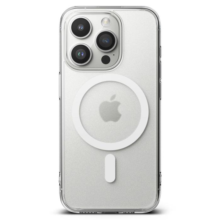 Bild 3, Ringke iPhone 15 Pro Skal MagSafe Fusion Matt Transparent