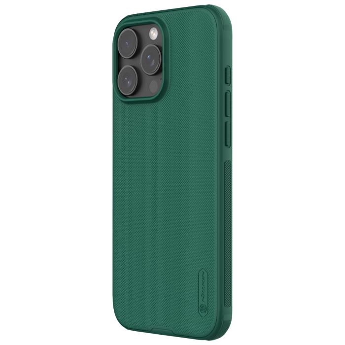 Bild 2, NILLKIN iPhone 16 Pro Skal Frosted Shield Pro Grön