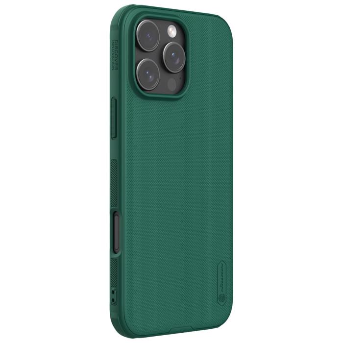 Bild 3, NILLKIN iPhone 16 Pro Skal Frosted Shield Pro Grön
