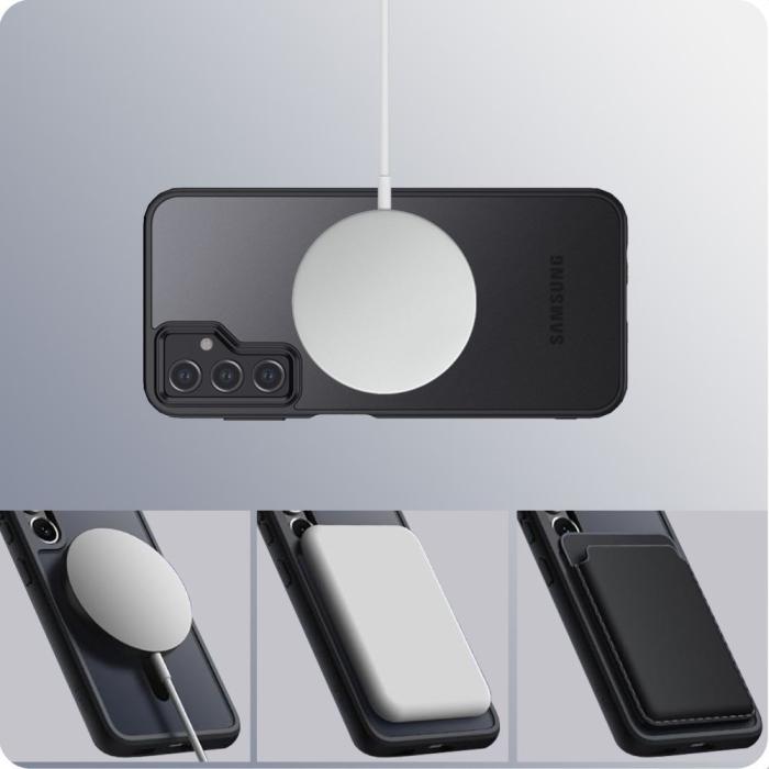 Bild 6, Tech-Protect Galaxy A35 5G Skal MagSafe MagMat Matt Svart
