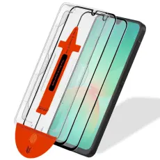 [2-PACK] Samsung A17/A16/A26 Sk&auml;rmskydd I H&auml;rdat Glas - Med Monteringsram