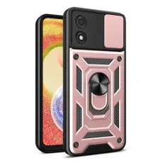 Motorola Moto E13 Skal CamShield Ring Roséguld
