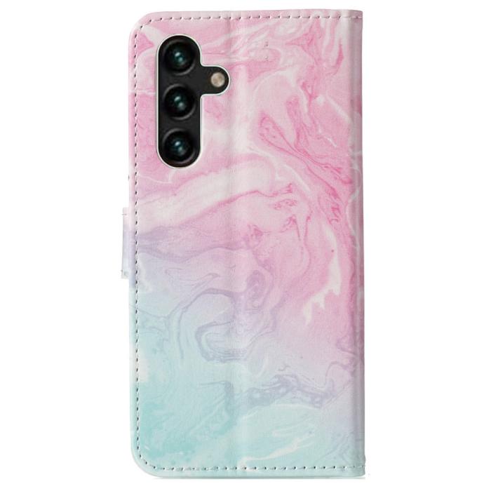Bild 3, Samsung Galaxy A04s / A13 5G Fodral Marmor Rosa/blå
