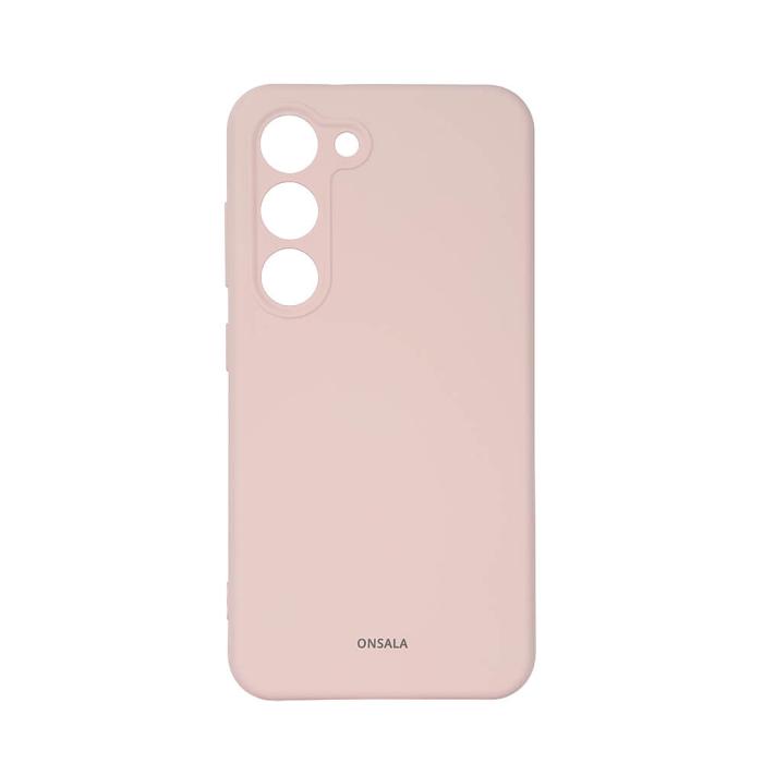 Bild 1, ONSALA Samsung Galaxy S23 Mobilskal Silikon Chalk Pink