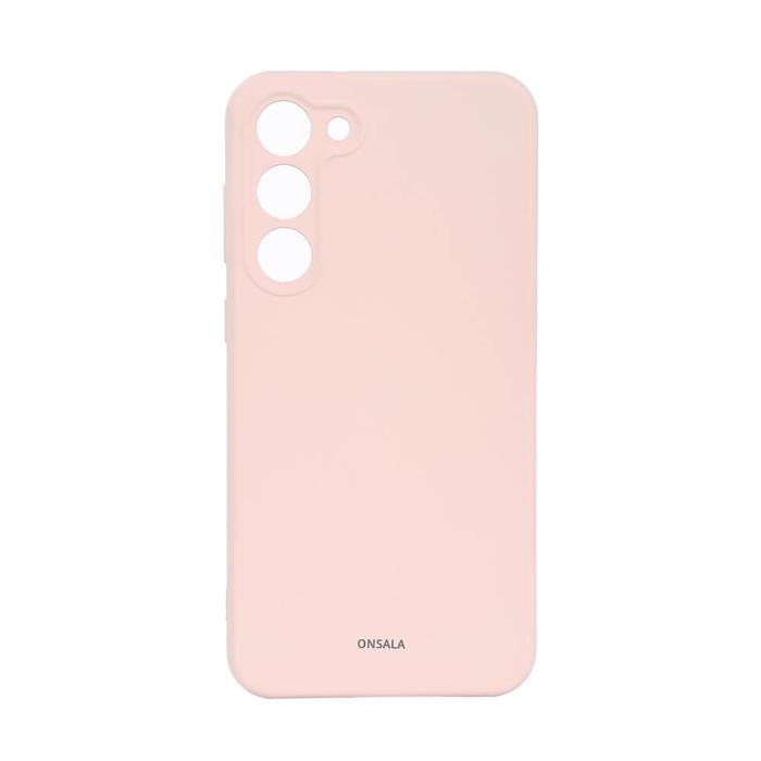 Bild 1, ONSALA Samsung Galaxy S23 Plus Mobilskal Silikon Chalk Pink
