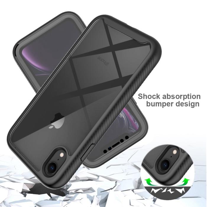 Bild 4, iPhone XR Skal 360 Hybrid Defense Svart