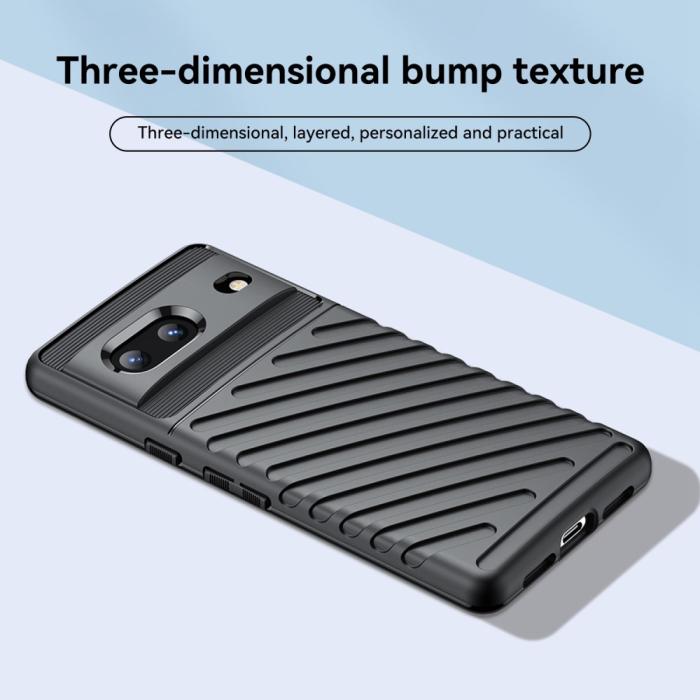 Bild 2, Google Pixel 7 Skal Twill Textur Svart