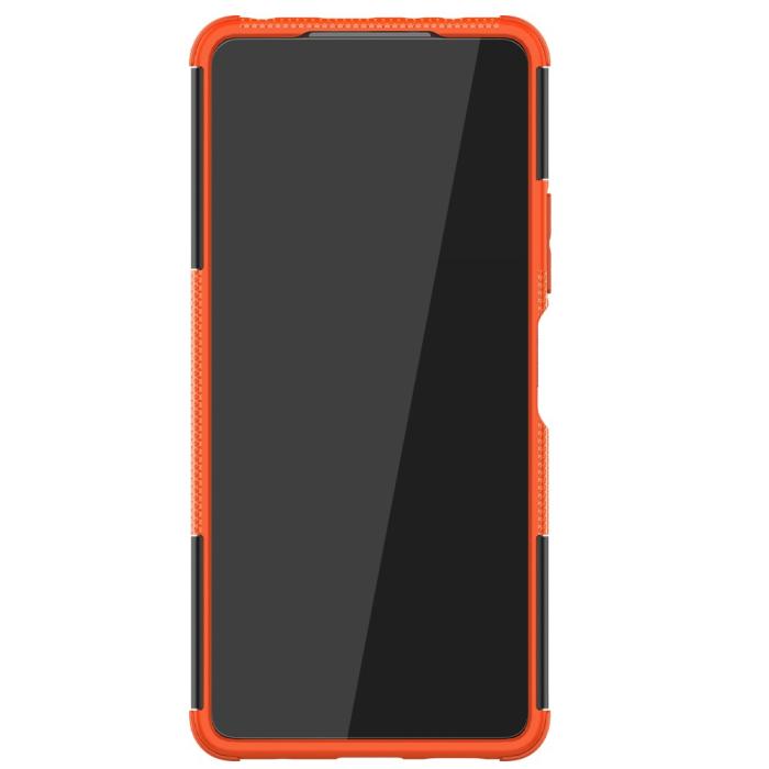 Bild 3, Xiaomi Redmi Note 10 Pro - Ultimata Stöttåliga Skalet med Stöd - Orange