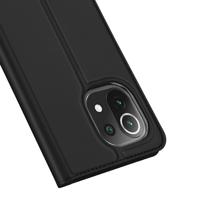 Bild 5, Xiaomi Mi 11 Lite - DUX DUCIS Skin Pro Fodral - Svart
