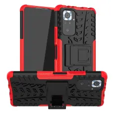 Xiaomi Redmi Note 10 Pro - Ultimata St&ouml;tt&aring;liga Skalet med St&ouml;d - R&ouml;d