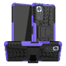 Xiaomi Redmi Note 10 Pro - Ultimata St&ouml;tt&aring;liga Skalet med St&ouml;d - Lila