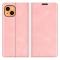 iPhone 13 Mini - Silkeslent Flip Fodral - Ljus Rosa