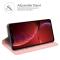 iPhone 13 Mini - Silkeslent Flip Fodral - Ljus Rosa