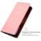 iPhone 13 Mini - Silkeslent Flip Fodral - Ljus Rosa