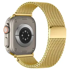 Apple Watch 42/44/45/46/49 mm Armband Milanese Guld