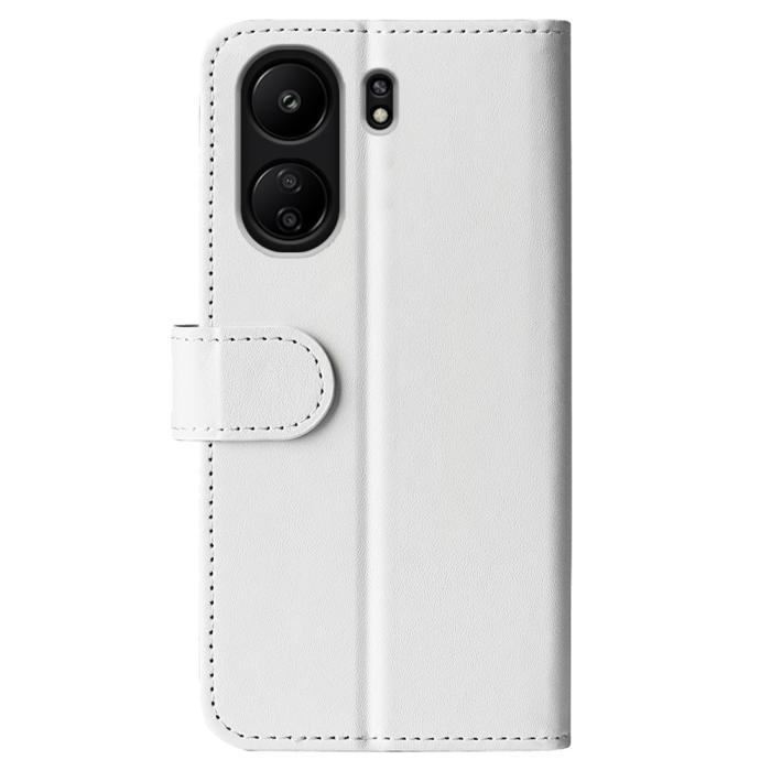 Bild 6, Xiaomi Redmi 13C 4G Fodral Crazy Horse Läder Vit