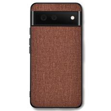 Google Pixel 8 Skal Tygmönstrat Hybrid Brun