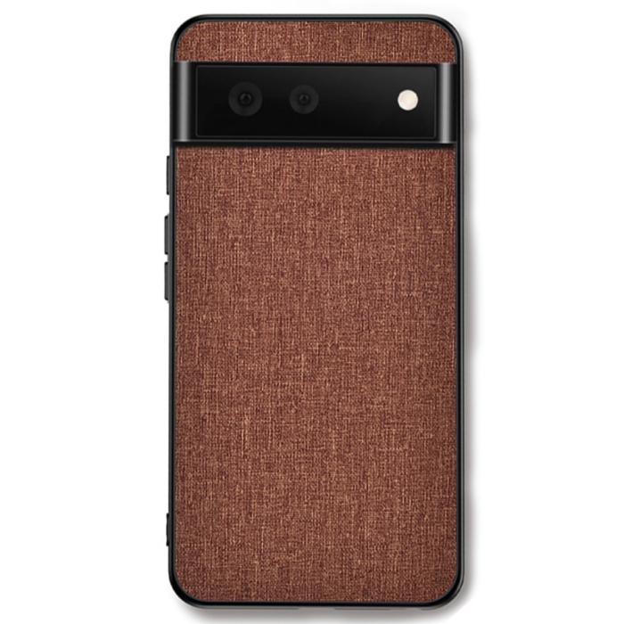 Bild 1, Google Pixel 8 Skal Tygmönstrat Hybrid Brun
