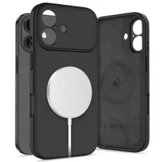Tech-Protect iPhone 17 Skal MagSafe Silicone Svart