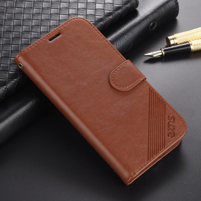 Bild 6, AZNS iPhone 15 Fodral Läder Brun