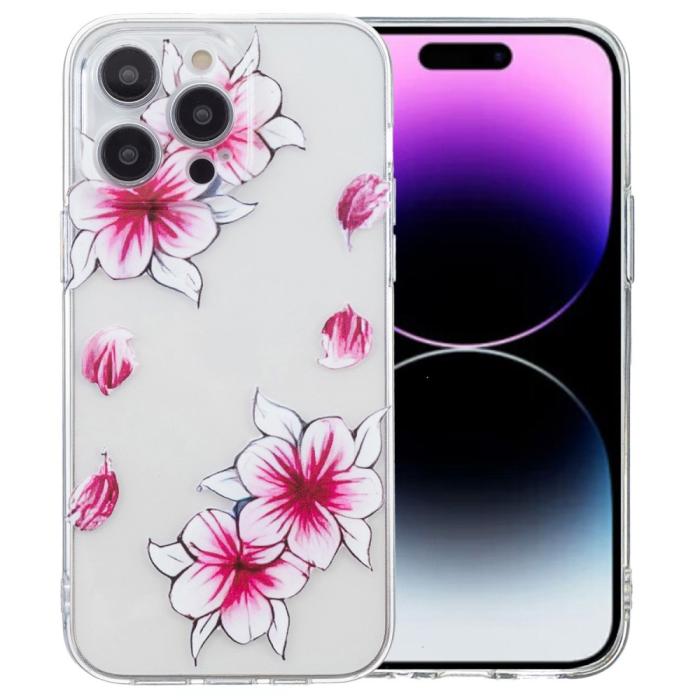 Bild 1, iPhone 16 Pro Skal TPU Blommor