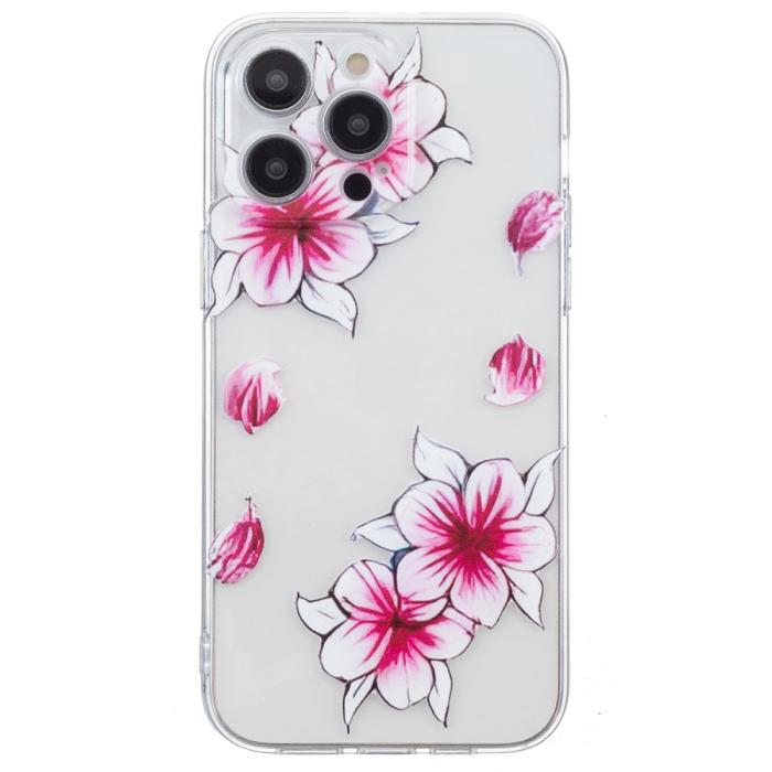 Bild 2, iPhone 16 Pro Skal TPU Blommor