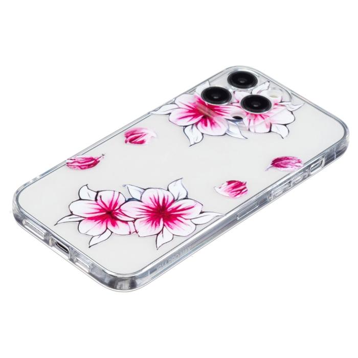 Bild 3, iPhone 16 Pro Skal TPU Blommor