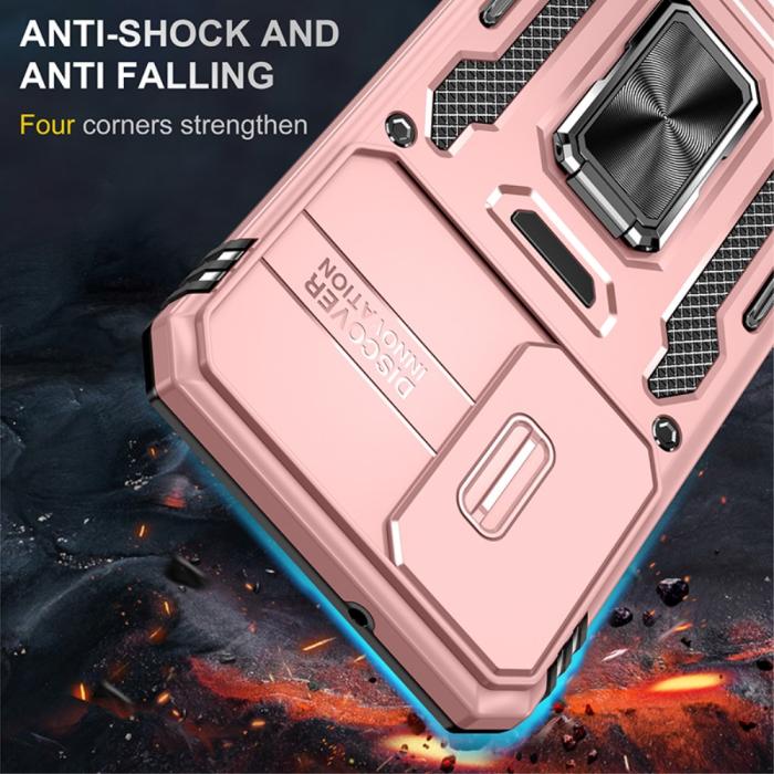 Bild 2, Samsung Galaxy S23 Plus Skal Ring CamShield Roséguld